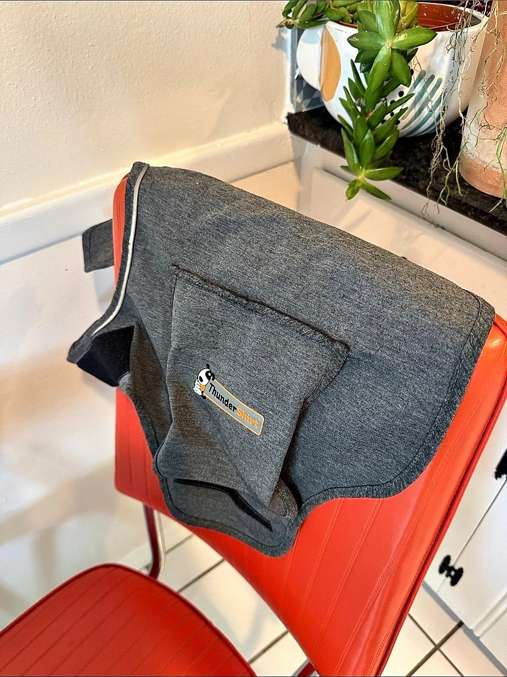 Used ThunderShirt Classic Dog Anxiety Jacket Gray & Black Size Small